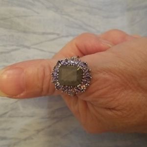 Malagsy Labradorite Sterling Silver Ring